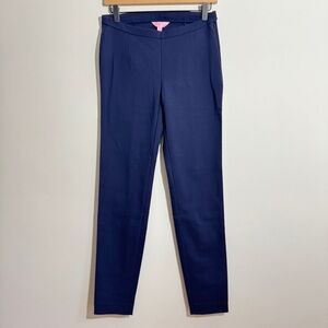 Lilly Pulitzer Navy‎ Blue Slim Fit Ankle Pants Size 4